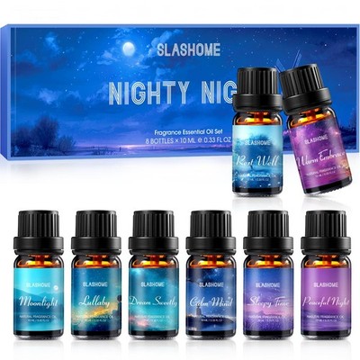 Essential Oils for Diffuser, 8 Pack Aromatherapy 0.04 Fl Oz (Pack of 8) 