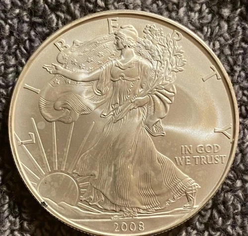 2008 American Silver Eagle 1 oz .999 Fine Silver Coin Uncirculated