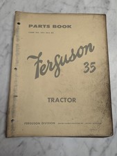 1956 Ferguson 35 Tractor Parts Book Manual List Catalog Massey Harris 693 063 M1