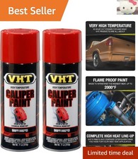 Real Red Brake Caliper Spray Paint - 900f Heat Resistant Can 2 Pack