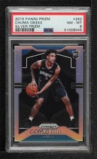 2019-20 Panini Prizm Rookie Silver Prizm Chuma Okeke #262 PSA 8 bn5