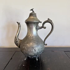 Vintage Atkinson Bros Silver Teapot