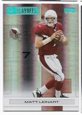 MATT LEINART  2007 Playoff Platinum HOLOFOIL 1/1 Out-of-Pack Quality