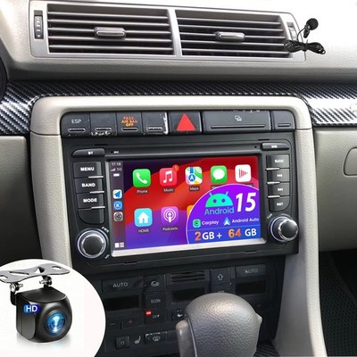 Für Audi A4 S4 RS4 B6 B7 B5 7' Android 15 2+64G Autoradio Navi Carplay + Kamera
