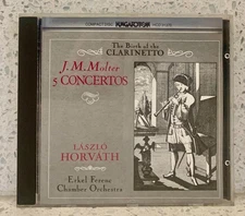 MOLTER 5 Clarinet Concertos (cd, Hungaroton) Birth of the Clarinetto