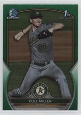 2023 Bowman Draft Chrome Green Refractor 89/99 Cole Miller #BDC-51 v8j