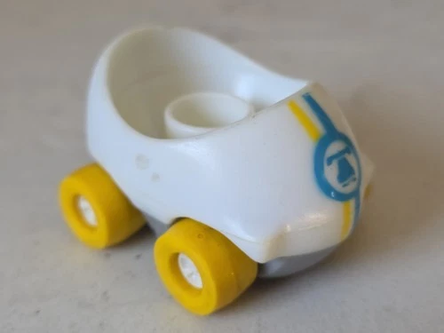 Rare Vintage 1970s Tonka Gigglers Egg Shaped Bell Telephone Car Hong Kong