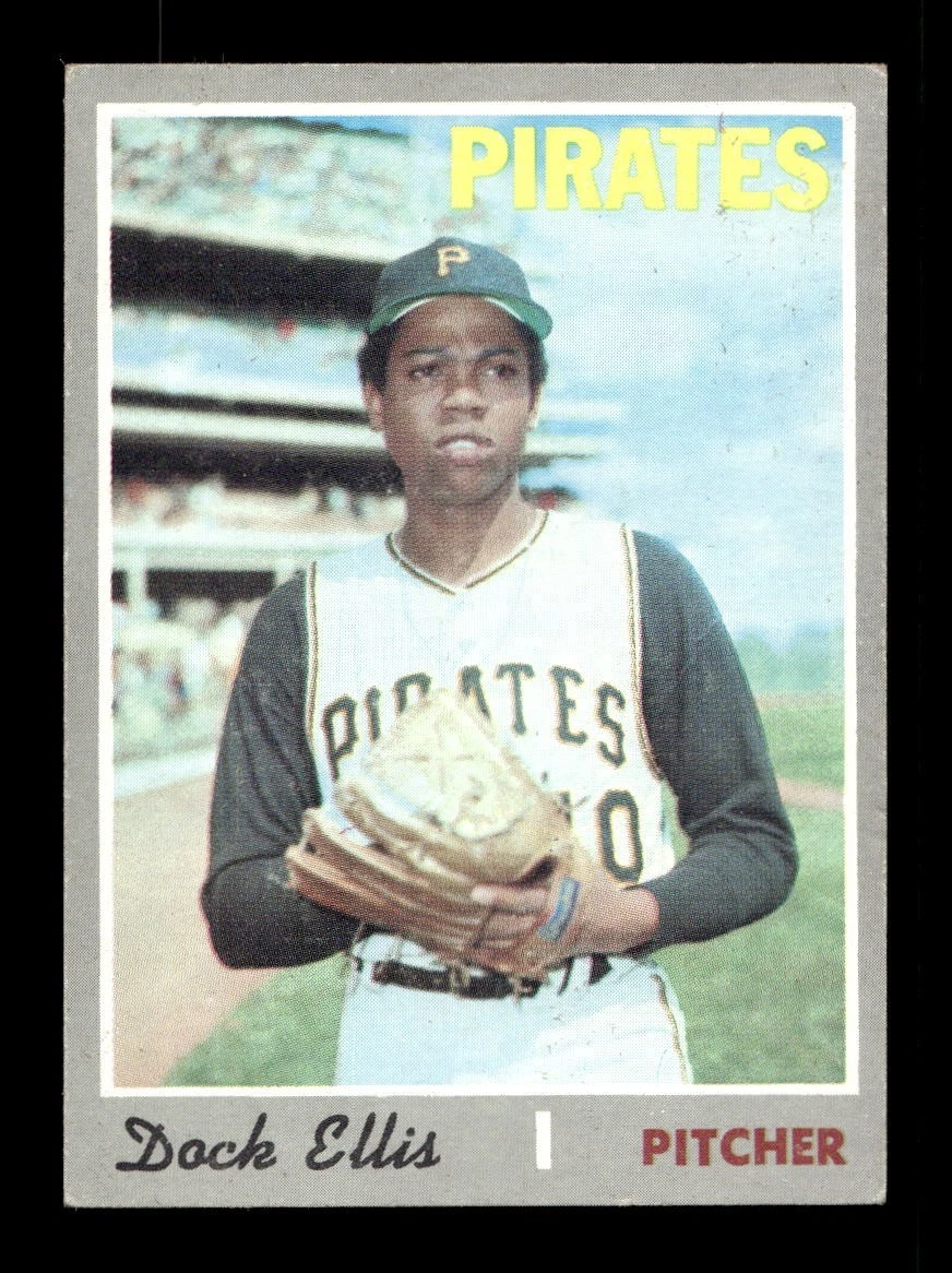 1970 Topps #551 Dock Ellis Pirates VG-EX+ *3w
