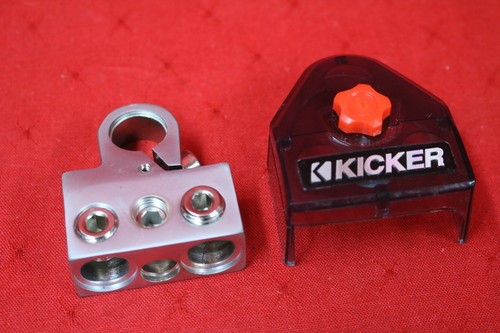 Kicker Car Audio BT4 Battery Terminal Pos/Neg 8 Gauge Connection Points Used #U2