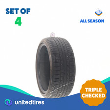 Set Of 4 Used 22540r18 Dunlop Sp Sport 5000 88v - 7.5-832