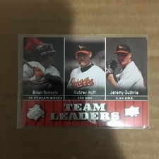 Roberts/Huff/Guthrie 2009 Upper Deck Team Leaders #449 Insert Baltimore Orioles