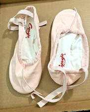 Capezio Women  s Canvas Split Sole Ballet Slippers New 7.5