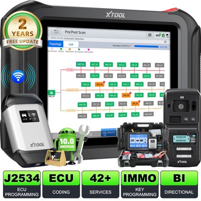 XTOOL X100MAX2 OBD2-Scanner J2534 ECU-Programmierung Schlüsselprogrammierung