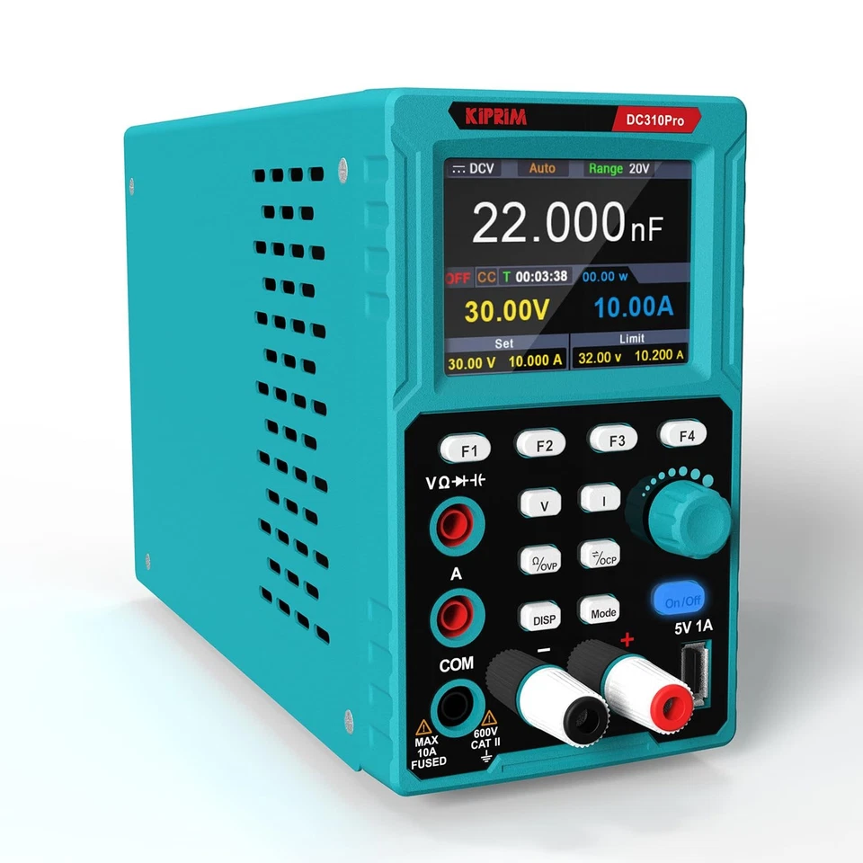 2in1 Programmierbares Labornetzgerät und Multimeter 0–30 V, 0–10 A DC310Pro L... - Bild 1 von 4