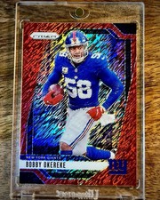 🔻 BOBBY OKEREKE 🚩Red Shimmer SP 2024 PRIZM GIANTS 