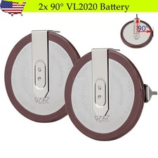 2x Panasonic Vl2020 Rechargeable Battery 3v 90 For Bmw Smart Remote Key Fob 2x Panasonic Vl2020 Rechargeable Battery 3v 90 For Bmw Smart Remote Key Fob