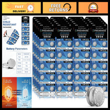 200 Pack LR1130 AG10 389 390 Alkaline Button Coin Cell Batteries 1.5V for Toys 