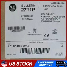 NEW Allen-Bradley 2711P-B6C20A8 /A PanelView Plus 6" Terminal AB 2711PB6C20A8