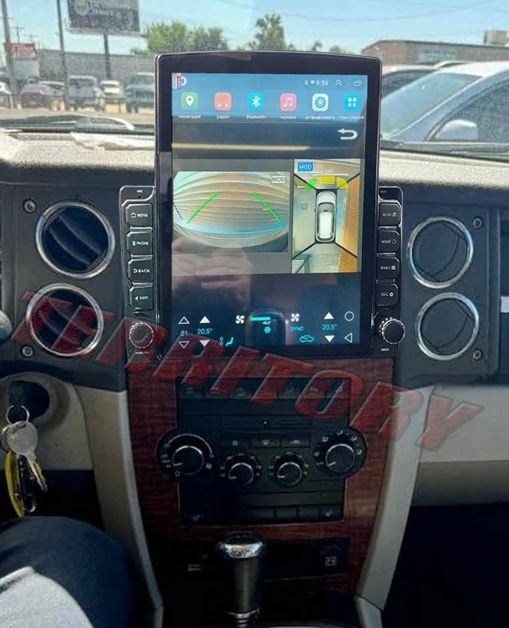 9.7" For 2006-2010 Jeep Commander Car Stereo Radio GPS Navi CarPlay Android 13 - Imagen 4 de 4