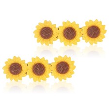 2Pcs Sunflower Hair Clips Floral Hair Barrettes Flower Hair Pins Sunflower Ha...