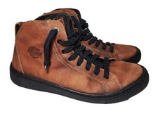 Harley Davidson Men's 8.5 Barren Casual Sneakers Shoes Boots Leather Biker Boot