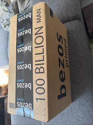 Jeff Bezos Primed 100 Billion Man Vinyl Toy Sealed!! 2019