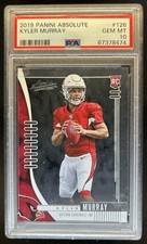 2019 Panini Absolute Kyler Murray Retail Rookie RC #126 Cardinals PSA 10