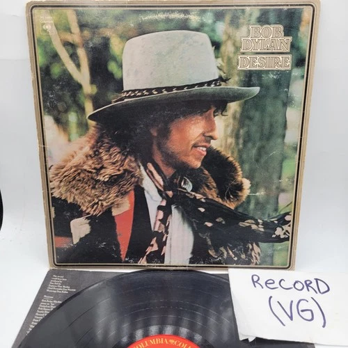 Bob Dylan Desire LP Record  Columbia 1975 Album Vintage VG