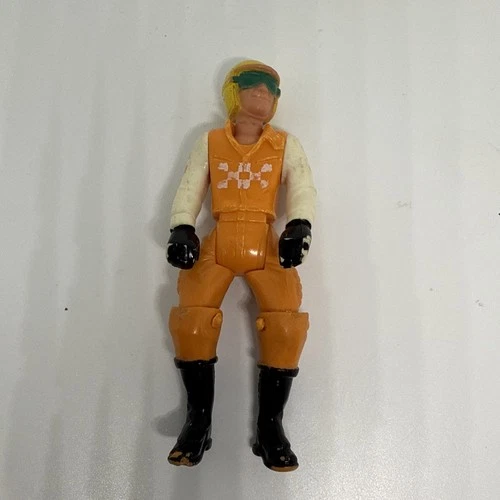 VINTAGE FISHER PRICE TOYS ADVENTURE PEOPLE " MOTORCYCLE RIDER " 1974
