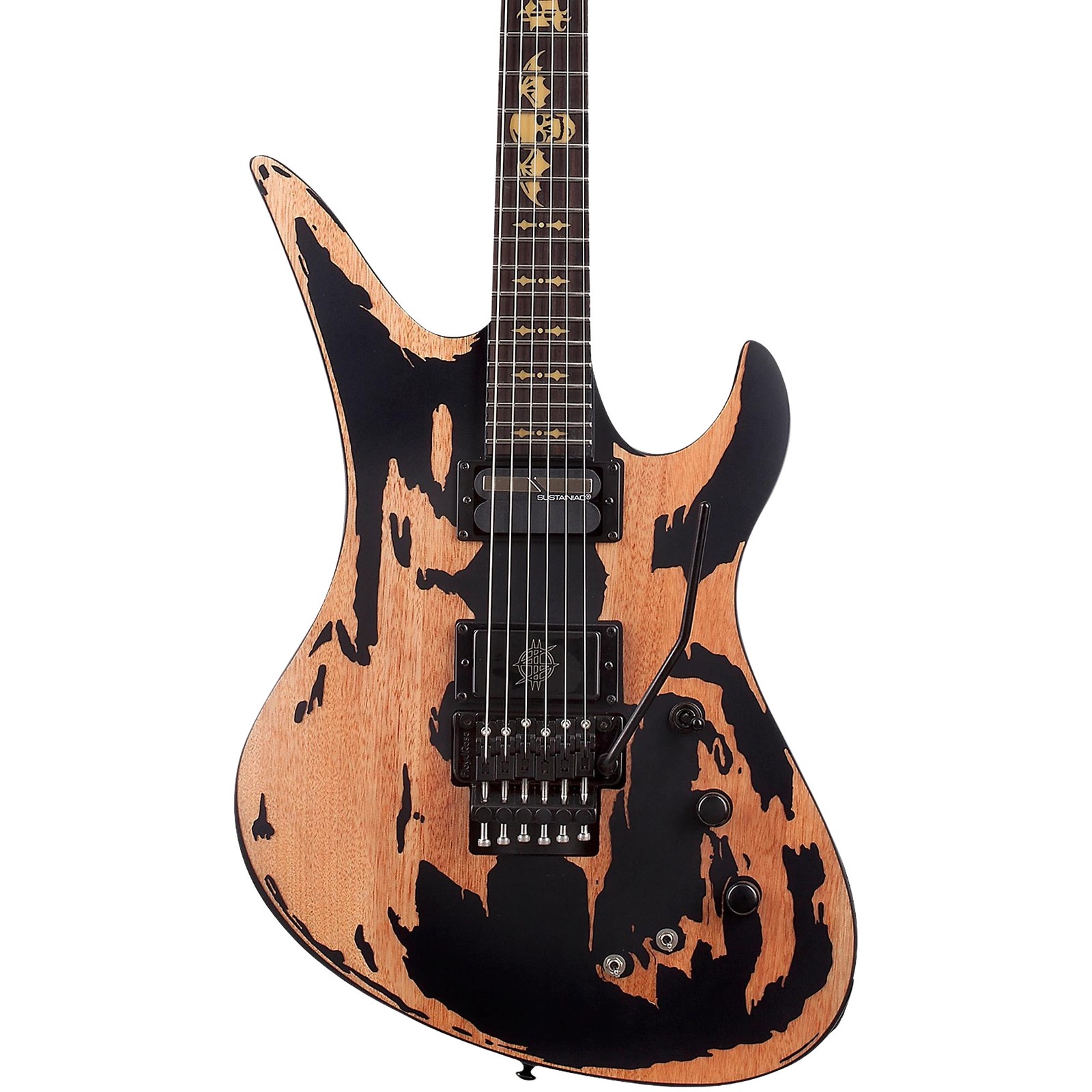 Гитара Schecter Synyster Gates Signature Custom-S Relic Ebony FB Сатиново-черная 329190₽