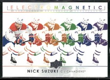 2021-22 Upper Deck Nick Suzuki Electromagnetic #EM-13 Montreal Canadiens