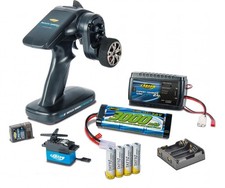 Carson Fernsteuerung RC-Reflex Pro 3 Elektro Set Lader Akku Servo 1:10 Modelle