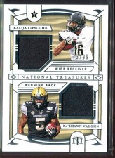 2020 Kalija Lipsomb / Ke'Shawn Vaughn Panini National Treasures Patch /99 #15