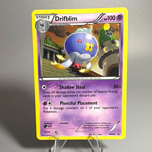 The Pokémon Company Pokémon TCG Drifblim BW64 Black & White Promo Holo EN NM