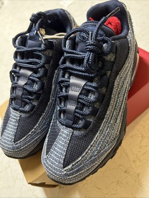 Nike Air Max 95 OG Levi's Obsidian Mens 4 Womens 5.5 NEW MISSING ONE LACE SET