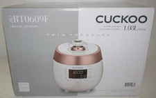 New Cuckoo Heating Twin Pressure 6-Cup Rice Cooker and Warmer CRP-RT0609EW