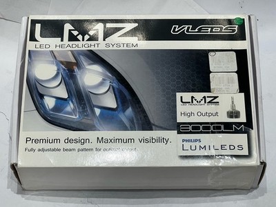 LMZ Lumenz H7 LED Headlight Conversion Kit 25W 5000K Philips Lumileds Open Box