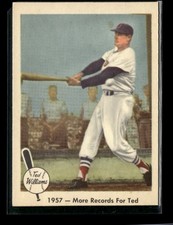 1959 FLEER TED WILLIAMS #60 MORE RECORDS FOR RED SOX
