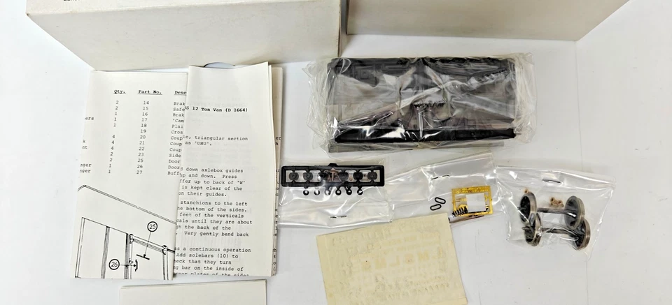 PARKSIDE DUNDAS O GAUGE PS07 LMS 12 TON VAN (DIAG D1664) MODEL KIT NEW BOXED - Image 3 of 4