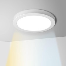 Round LED Ceiling Light Panel Down Light Bathroom Kitchen Living Room Wall Lamp