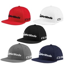 TaylorMade Mens Tour Preferred Flatbill Snapback Hat Qi35 Golf Cap - New 2025