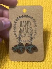 Coffee Bean Cup Earrings NEW