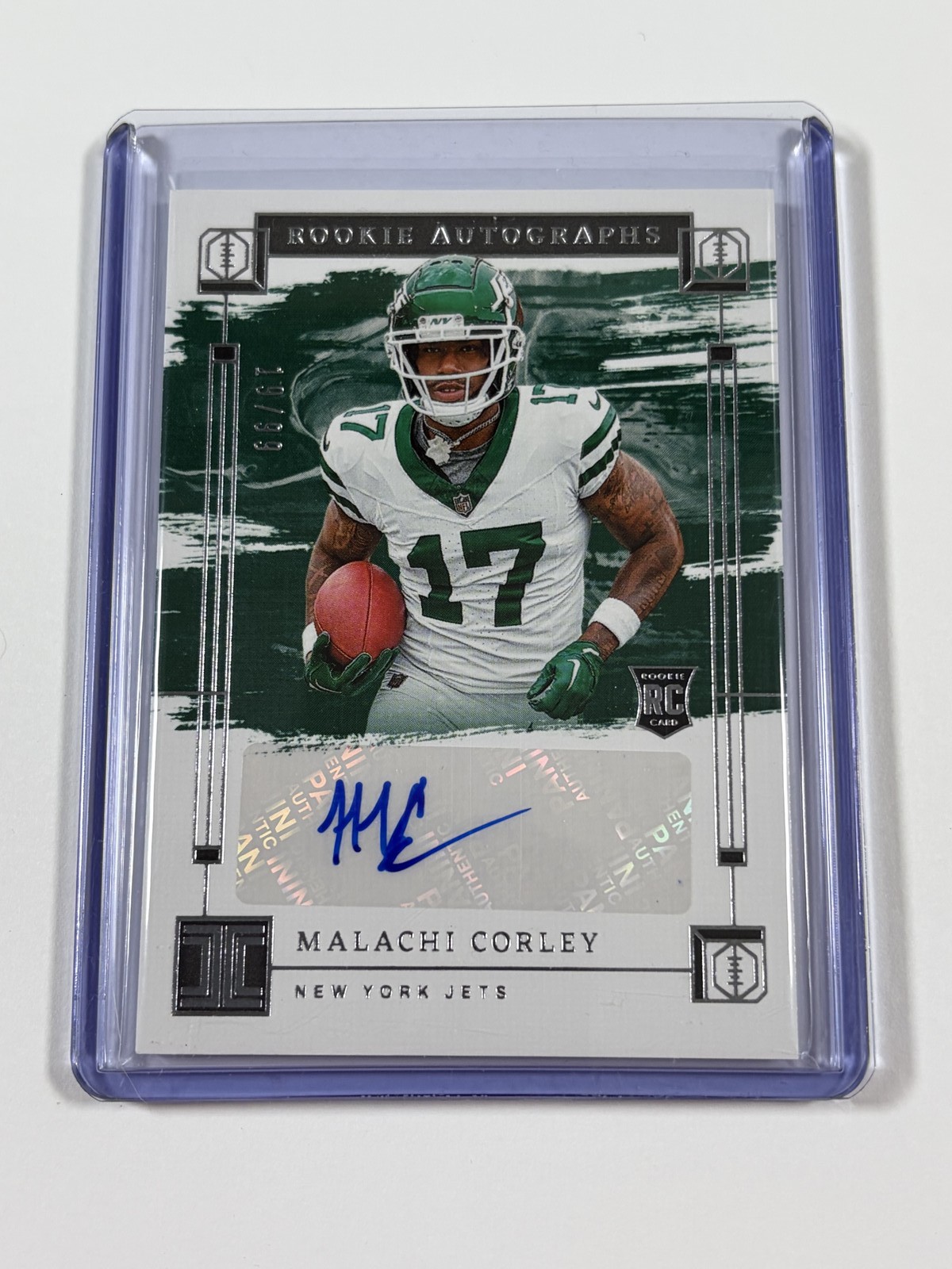 Malachi Corley Panini Impeccable Rookie Autographs #RAMCY Base