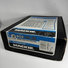 Mackie 802-VLZ3 Premium Mic Line Mixer Cables Power Adaptor Manual Box Excellent