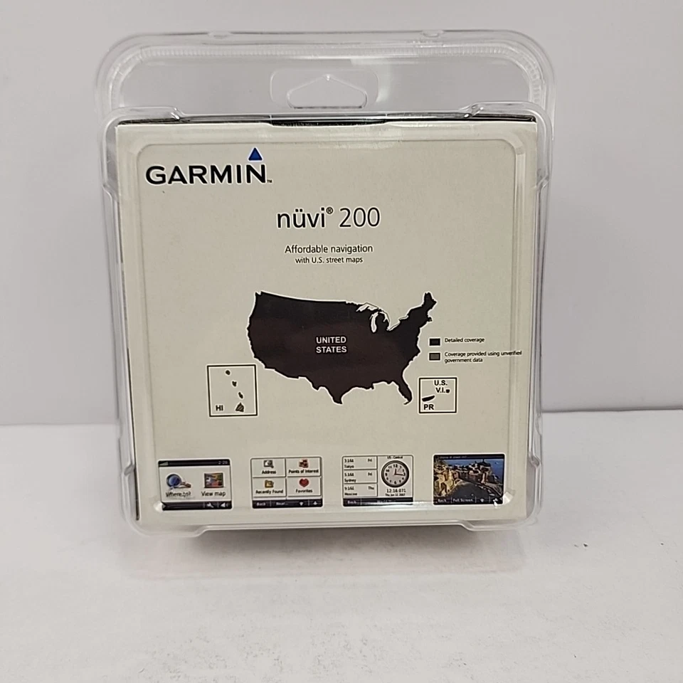 Garmin NUVI 200 GPS, BRAND NEW in seal package. - Image 4 of 4