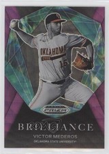 2022 Panini Prizm Draft Picks Brilliance Purple Wave Victor Mederos #BR-VM s1i