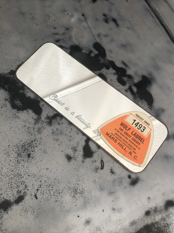 Espejo tocador visera vintage años 50’s 60’s Buick Is A Beauty Too Roadmaster Skylark Foto 2 de 4