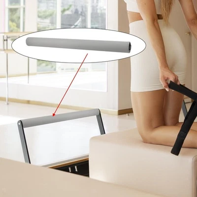 Housse de barre de protection pour appareil Pilates Reformer, grise. - Photo 1/4
