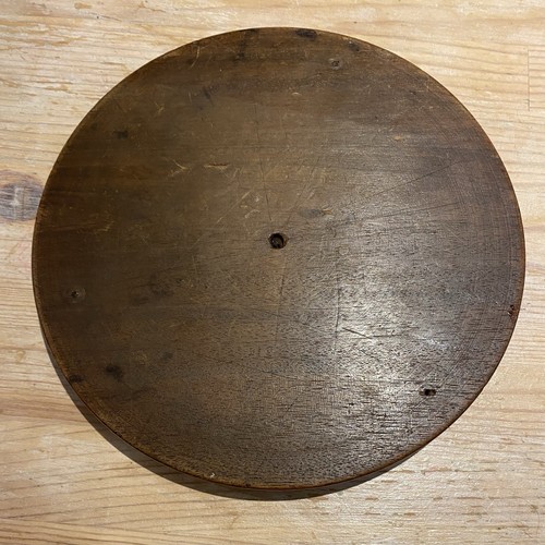 Victorian Mahogany Solitaire Board with 32 Marbles Peltier 9.5” Diameter - Picture 4 of 4