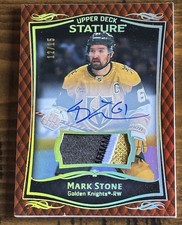 Mark Stone 12/15 - 2023-24 Stature Hockey - Premium Auto Orange #10